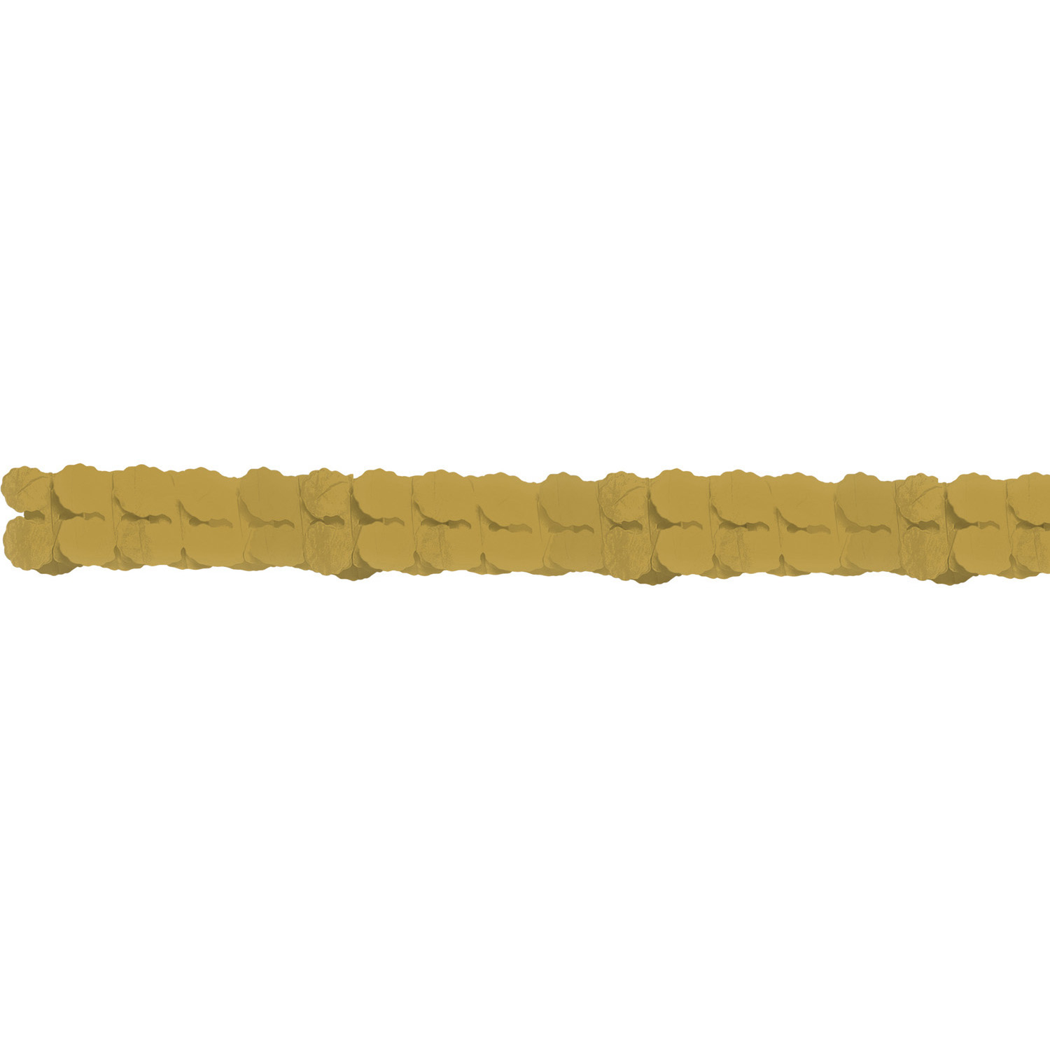 Girlanda papírová zlatá 365 cm